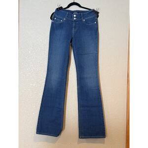 London Jeans Premium Quality Size 6 Denim Stretch Flair Bootcut Tall